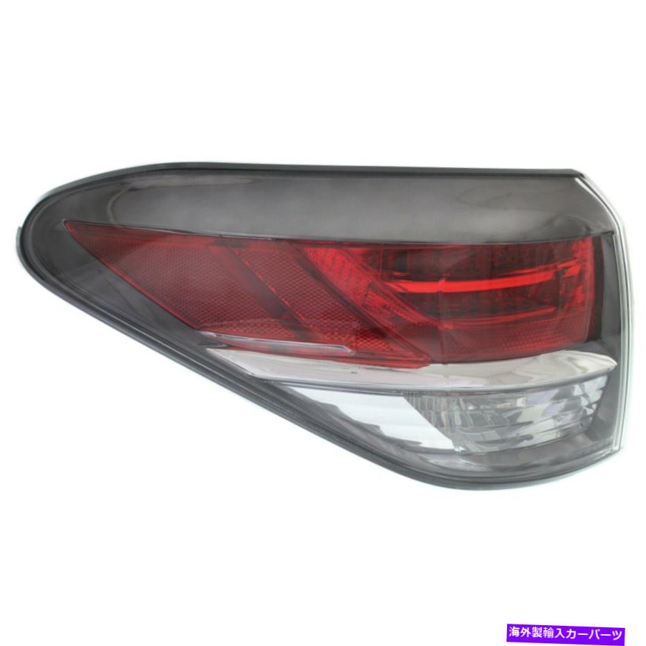 USテールライト 2013-2015のテールライトLexus RX350アセンブリカナダビルド左外側 Tail Light For 2013-2015 Lexus RX350 Assembly Canada Built Left Outer【並行輸入品】