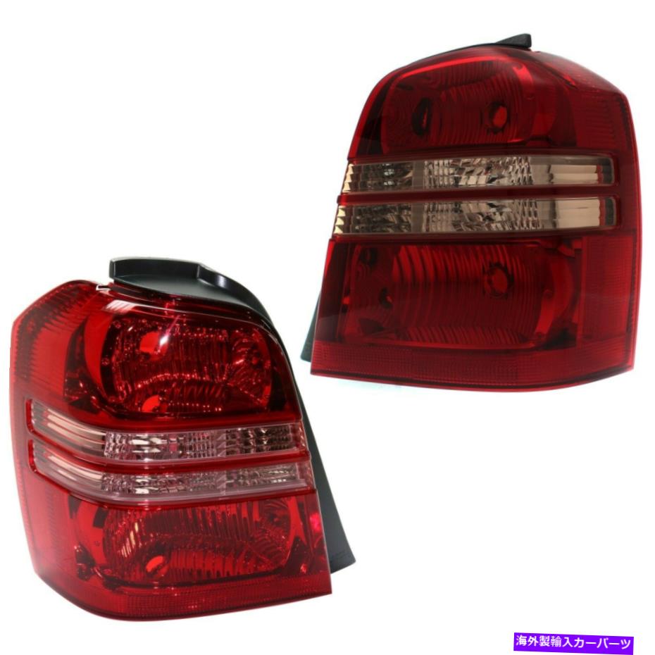 USテールライト 2001-2003トヨタハイランダードライバーと助手席側のカーパテレライト CAPA Tail Light For 2001-2003 Toyota Highlander Driver and Passenger Side【並行輸入品】