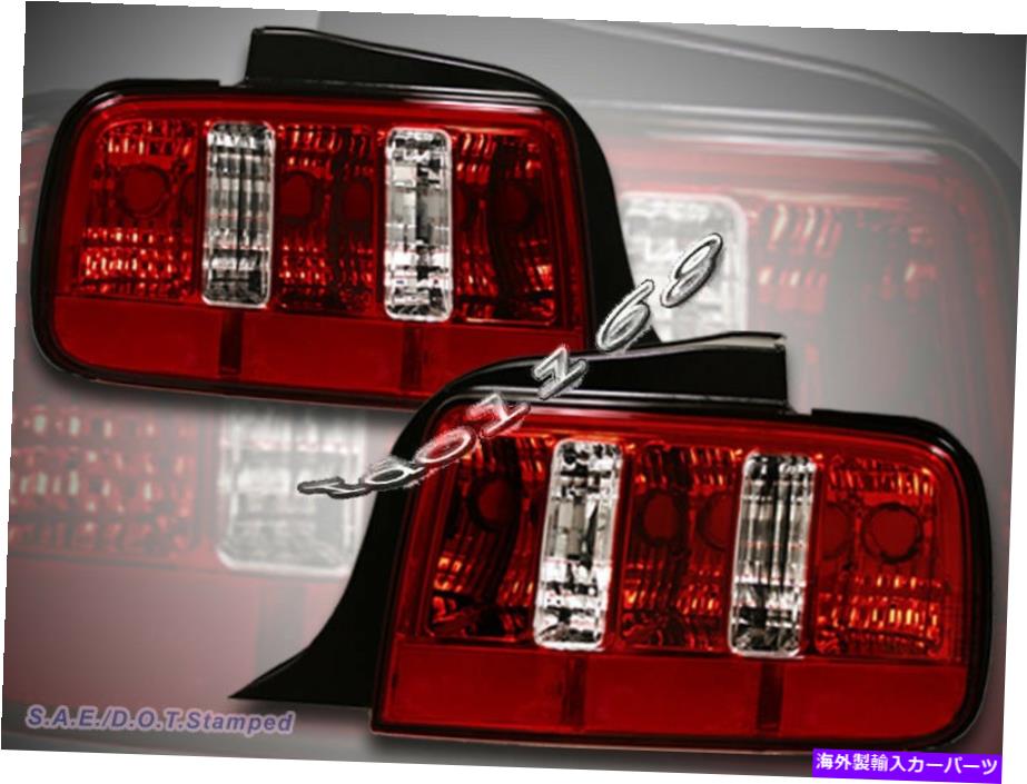 USテールライト 2005-2009フォードマスタングGTテールライトレッドスタイルペア2006 2007 2008 2005-2009 FORD MUSTANG GT TAIL LIGHT RED STYLE PAIR 2006 2007 2008【並行輸入品】｜Us Custom Parts Shop USDM