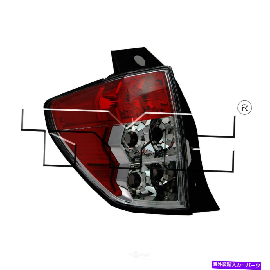 USテールライト テールライトアセンブリ - レギュラー左TYC 11-6338-01フィット09-13スバルフォールター Tail Light Assembly-Regular Left TYC 11-6338-01 fits 09-13 Subaru Forester【並行輸入品】|Us Custom Parts Shop USDM