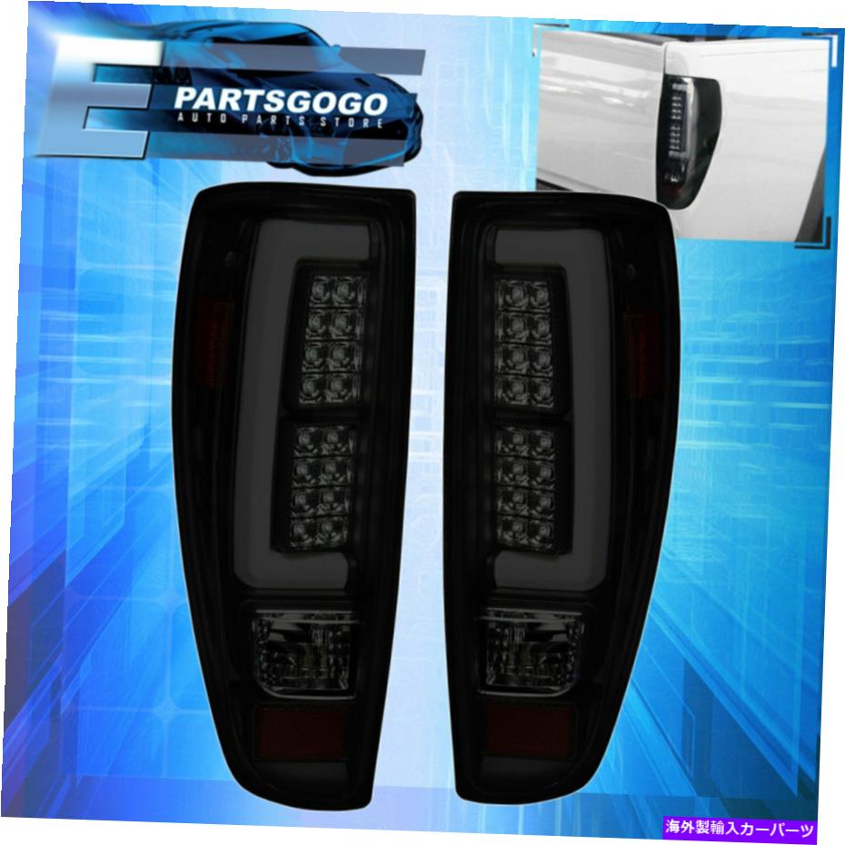 USテールライト 04-12キャニオンコロラドチューブスタイルLEDテールライトランプブラックハウジングスモーク For 04-12 Canyon Colorado Tube Style LED Tail Lights Lamps Black Housing Smoked【並行輸入品】
