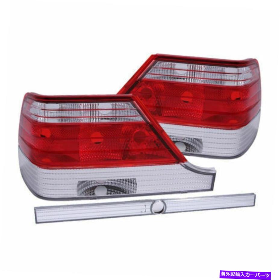 USテールライト Anzo 221153赤クリアレンズテールライトが97-99メルセデスベンツSクラスW140 Anzo 221153 Red Clear Lens Tail Lights fit for 97-99 Mercedes-Benz S-Class W140【並行輸入品】