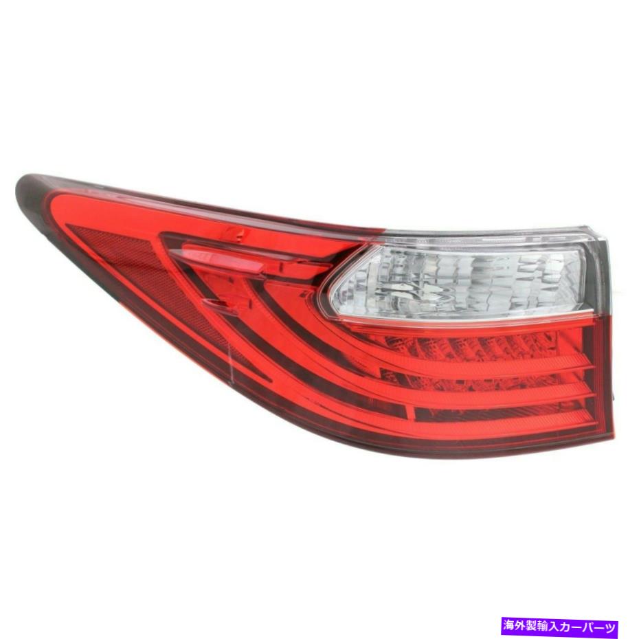 USテールライト LH左ドライバーテールランプライトアウター（ボディ）2013 2014 2015 Lexus ES350 LH Left Driver Tail lamp light Outer (on Body) fits 2013 2014 2015 Lexus ES350【並行輸入品】