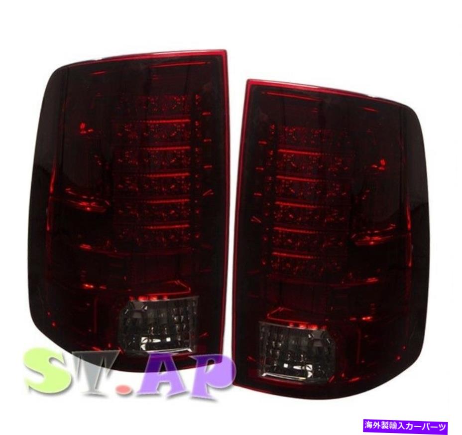 USテールライト 2009-2015 Dodge RAM 1500 2500 3500 LEDテールライトシグナルランプ2 PC赤い煙 2009-2015 Dodge Ram 1500 2500 3500 Led Tail Light Signal Lamp 2Pc Red Smoke【並行輸入品】