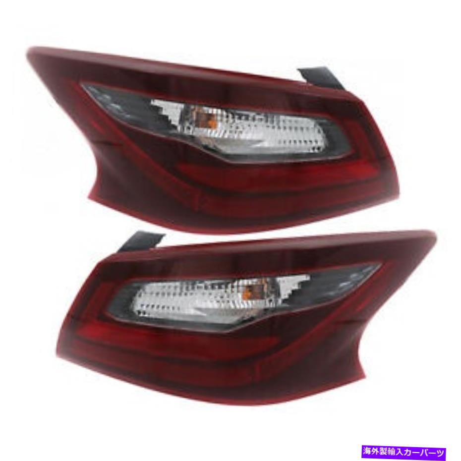 USテールライト テールライトスモークレンズ左右セット2017-18日産アルティマセダン Tail light Smoke Lens Left And Right Set Fits 2017-18 Nissan Altima Sedan【並行輸入品】