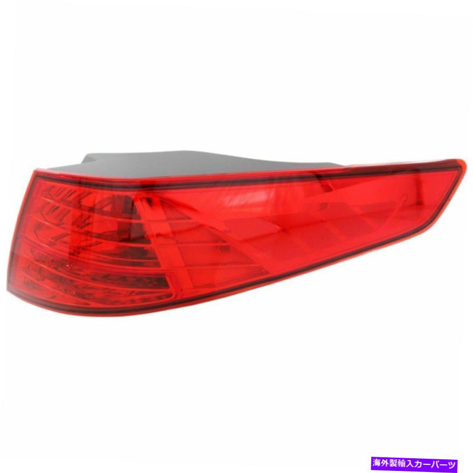 USテールライト 2012-2013 Kia Optima Righta右外部レンズW /電球CAPAのためのハロゲンテールライト Halogen Tail Light For 2012-2013 Kia Optima Right Outer Red Lens w/ Bulb(s) CAPA【並行輸入品】