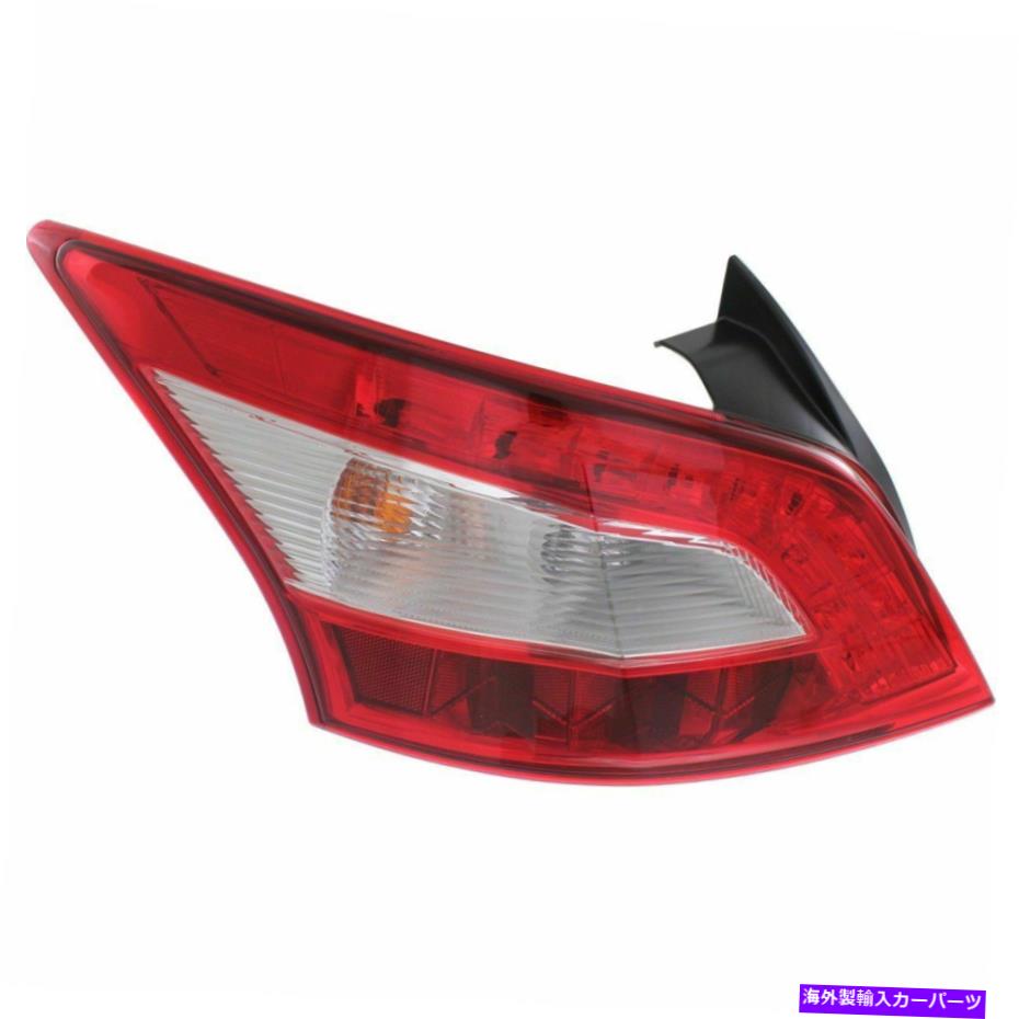 USテールライト 2009-2011日産マキシマのためのハロゲンテールライト左透明/赤レンズW /電球CAPA Halogen Tail Light For 2009-2011 Nissan Maxima Left Clear/Red Lens w/ Bulbs CAPA【並行輸入品】