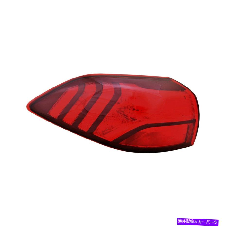 USテールライト Hyundai Tucson 19-20 Pacific Best Driver Sideの外側の取り替えテールライト For Hyundai Tucson 19-20 Pacific Best Driver Side Outer Replacement Tail Light【並行輸入品】