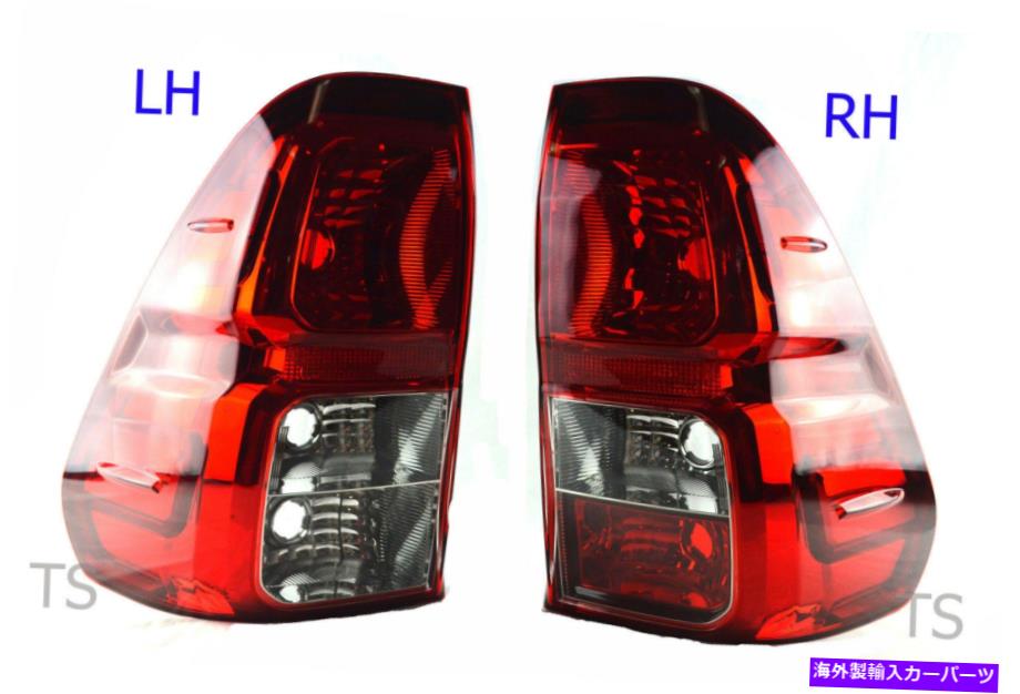 USテールライト Toyota Hilux Revo M70 M80 2015 2015 2017用LH + RHテールランプライト純正ペア Lh+Rh Tail Lamp Light Genuine Pair For Toyota Hilux Revo M70 M80 2015 2016 2017【並行輸入品】