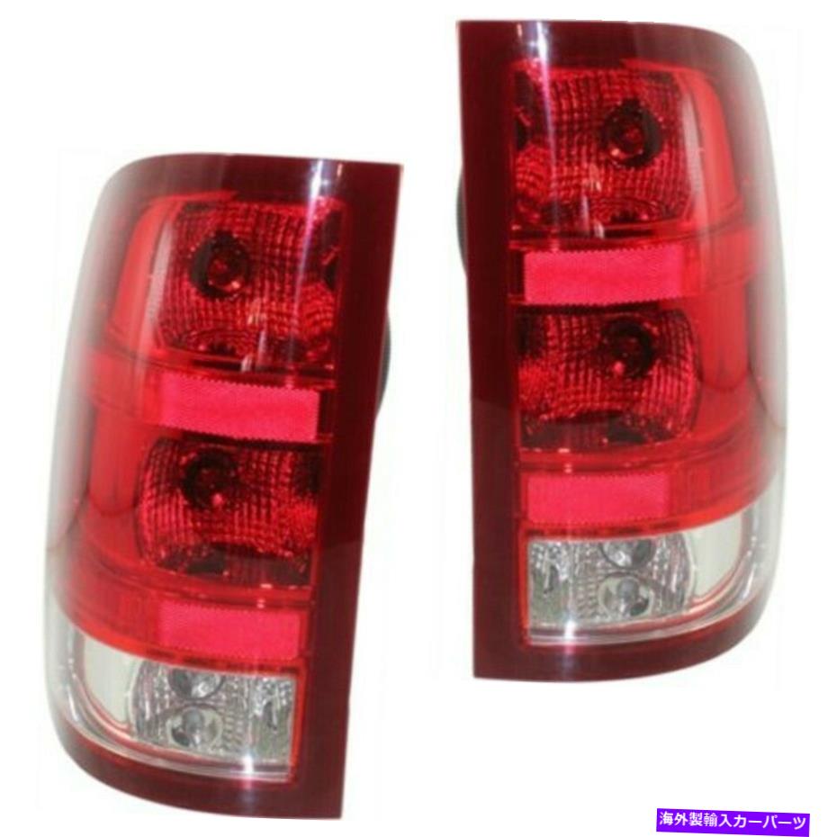 USテールライト 2010-2011 GMC Sierra 1500 SLE LH＆RH W / BULBの2テールライトのセット Set of 2 Tail Light For 2010-2011 GMC Sierra 1500 SLE LH & RH w/ Bulb(s)【並行輸入品】