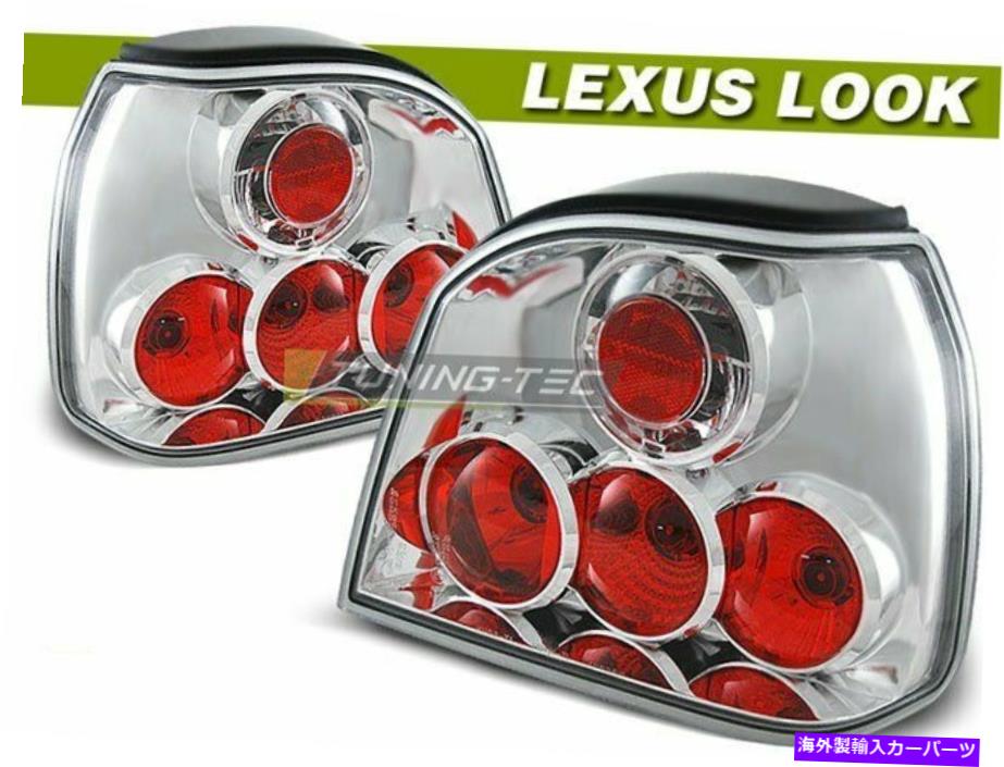 USテールライト VWゴルフ3 III 91-97 Chrome Worldwide Freeship US LTVW20 Xino Tail Lights for VW GOLF 3 III 91-97 Chrome WorldWide FreeShip US LTVW20 XINO US【並行輸入品】