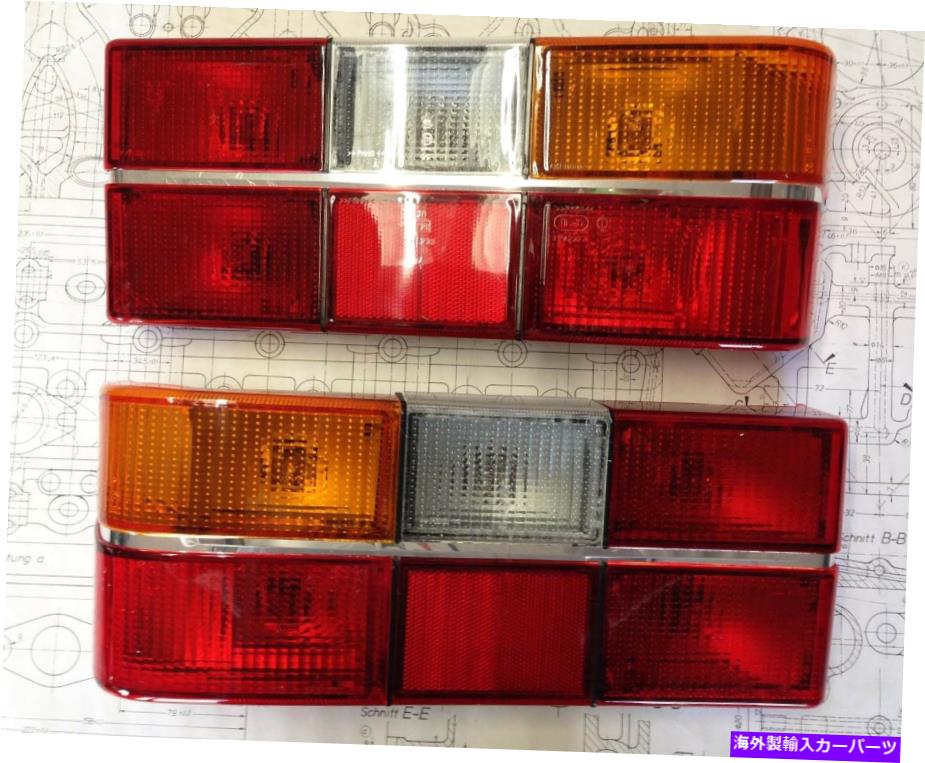 USテールライト ボルボ240 244テールライトクロム成形1986-93ヨーロッパ製 VOLVO 240 244 TAIL LIGHT ONE PAIR with CHROME Molding 1986-93 MADE IN EUROPE【並行輸入品】｜Us Custom Parts Shop USDM