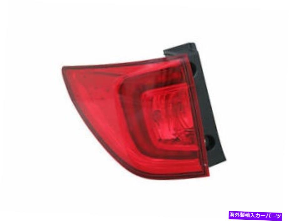 USテールライト 左 - 運転者側テールライトアセンブリはホンダパイロット2016-2018 43pnhyにフィット Left - Driver Side Tail Light Assembly fits Honda Pilot 2016-2018 43PNHY【並行輸入品】