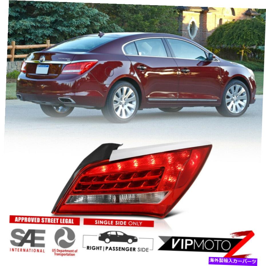 USテールライト 14-16ビュイックラクロスファクトリースタイルの交換テールライト右/助手席側 14-16 Buick Lacrosse Factory Style Replacement Tail Light Right/Passenger Side【並行輸入品】