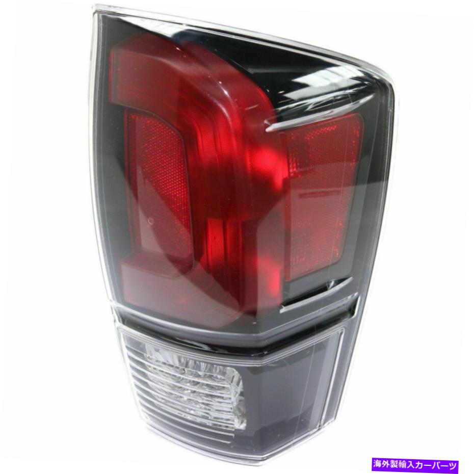 USテールライト 2017年トヨタタコマブラックインテリア右カーパのテールライト Tail Light For 2017 Toyota Tacoma Black Interior Right CAPA【並行輸入品】