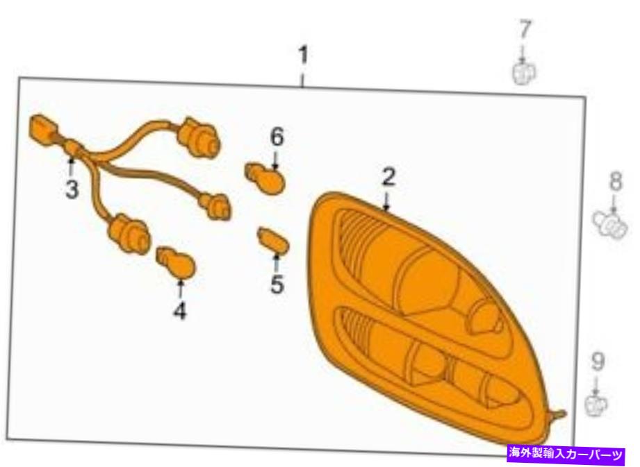 USテールライト トヨタ815600C030の本物のOEMテールライトアセンブリ Genuine OEM Tail Light Assembly for Toyota 815600C030【並行輸入品】