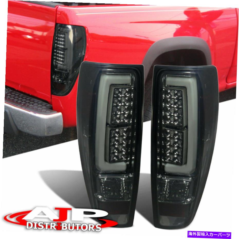 USテールライト 喫煙チューブLEDブレーキテールライトランプペアは2004-2012コロラド/キャニオン Smoked Tube LED Brake Tail Lights Lamps Pairs For 2004-2012 Colorado / Canyon【並行輸入品】