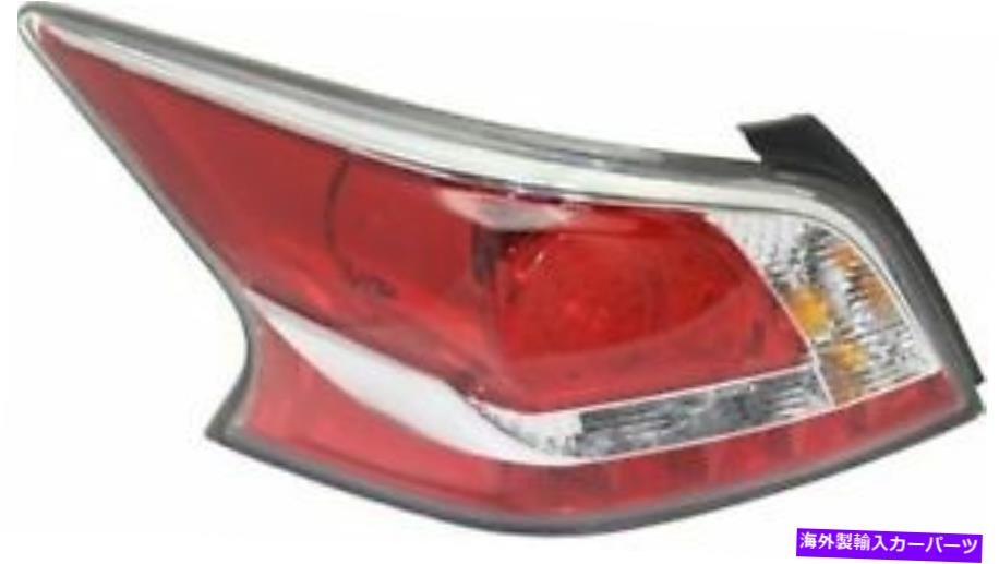 USテールライト 2014-2015日産アルティマNI2800204Cのためのドライバー側クリア＆レンズテールライト Driver Side Clear & Red Lens Tail Light for 2014-2015 Nissan Altima NI2800204C【並行輸入品】