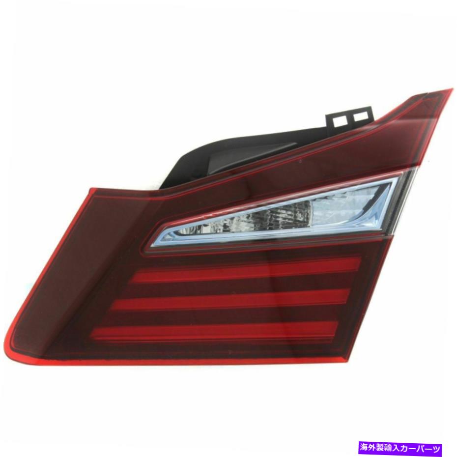 USテールライト 2017 Honda Accord右インナーハロゲンのためのテールライト Tail Light For 2017 Honda Accord Right Inner Halogen With Bulb CAPA【並行輸入品】