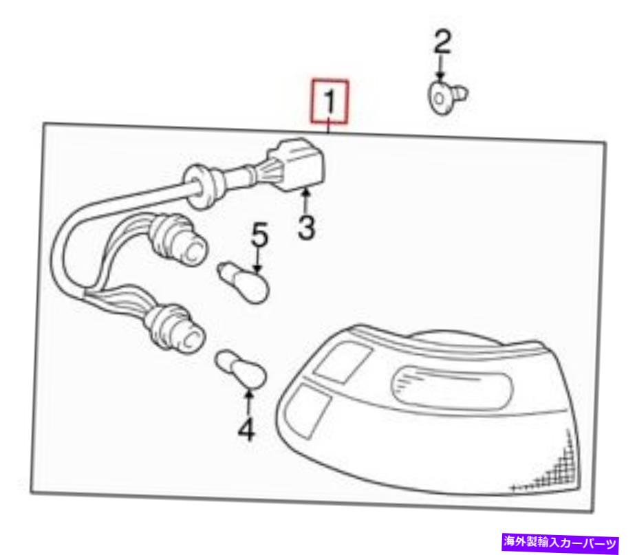 USテールライト TOYOTA純正テールライトアセンブリの後ろの外側8156008010 For Toyota Genuine Tail Light Assembly Rear Left Outer 8156008010【並行輸入品】