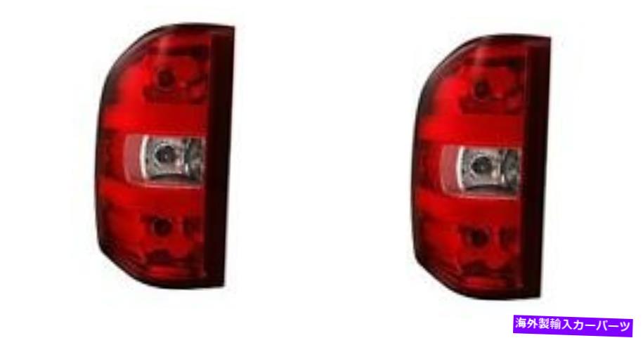 USテールライト xTune 9033087テールライトアセンブリ赤レンズブラックハウジングシングル2パック Xtune 9033087 Tail Light Assembly Red Lens Black Housing Single 2 PACK【並行輸入品】