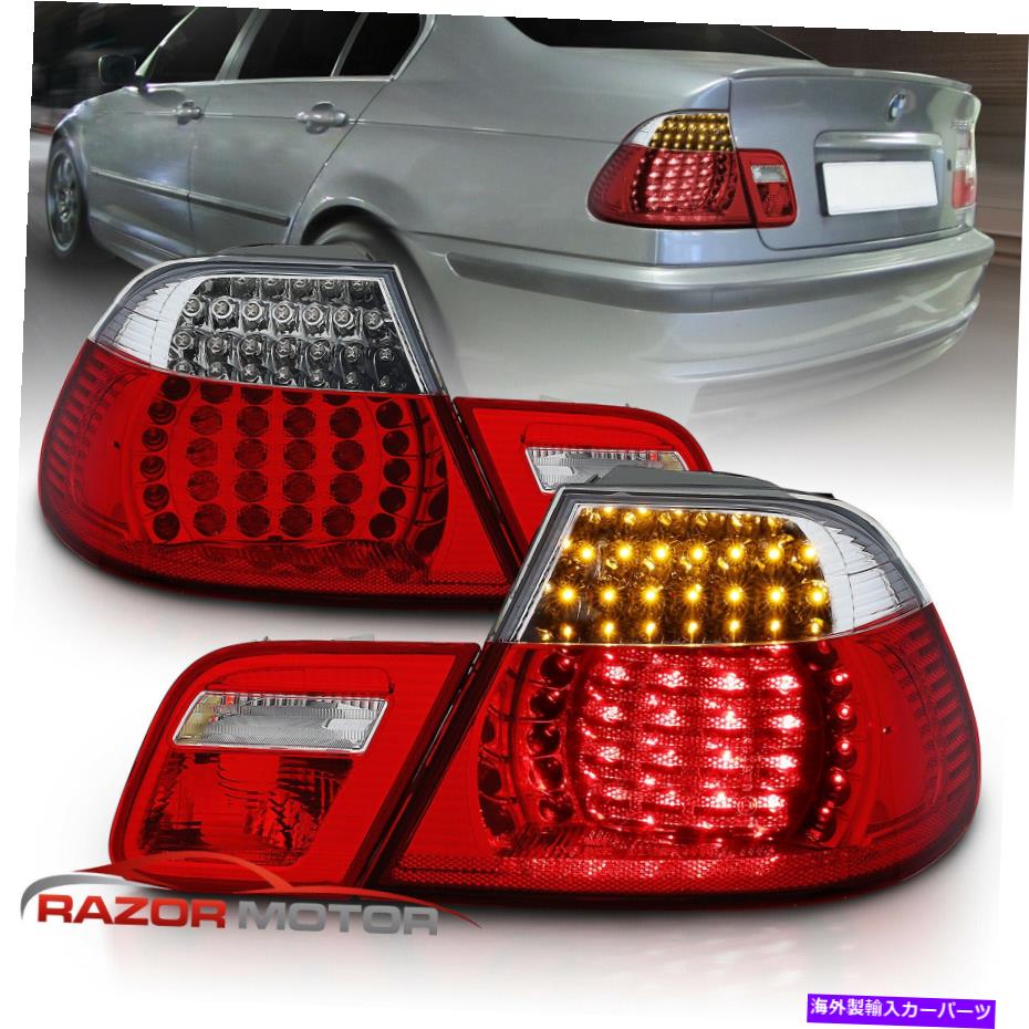 USテールライト [フルLED] 2000 2001 2002 2003 BMW E46 325CI / 330CI / M3クーペレッドテールライト [Full LED]2000 2001 2002 2003 For BMW E46 325Ci/330Ci/M3 Coupe Red Tail Lights【並行輸入品】