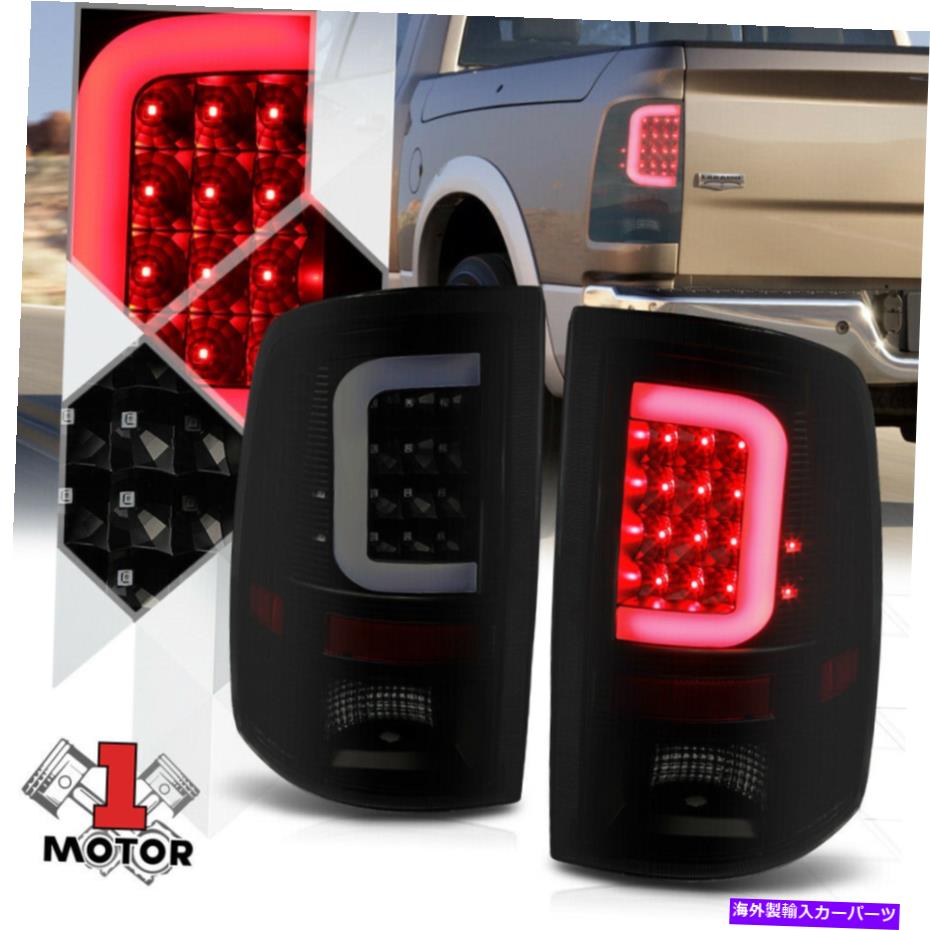 USテールライト ブラック/スモーク* TRON LED C-BAR * 09-17 Dodge Ram用のネオンチューブテールライトブレーキランプ Black/Smoked*TRON LED C-BAR* Neon Tube Tail Light Brake Lamp for 09-17 Dodge Ram【並行輸入品】