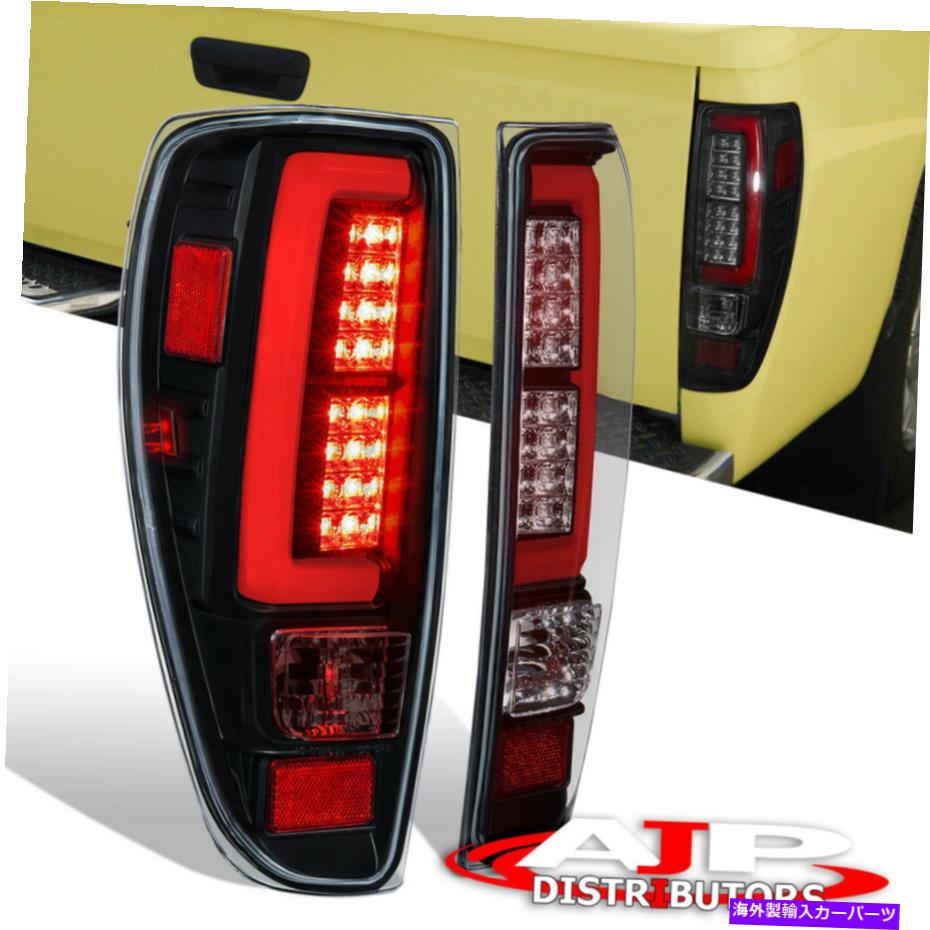 USテールライト 黒赤チューブLEDブレーキテールライトランプペアは2004-2012コロラド/キャニオン Black Red Tube LED Brake Tail Lights Lamps Pair For 2004-2012 Colorado / Canyon【並行輸入品】