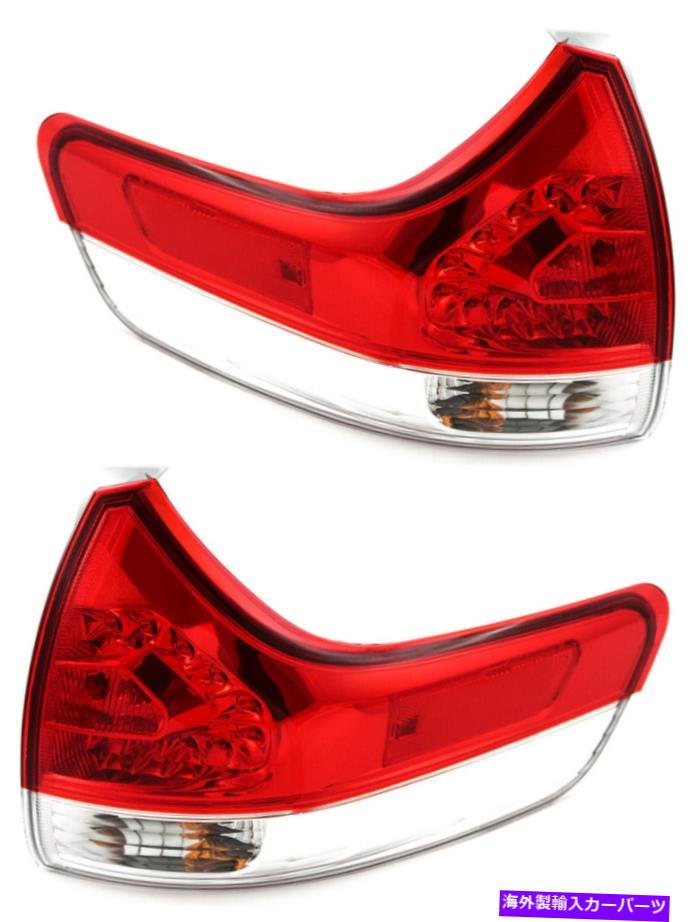 USテールライト 2011年2011-2014トヨタシエナベース/ L / LE / XLE /限定モデルテールライトペアセット For 10/2011-2014 Toyota Sienna Base/L/Le/Xle/Limited Model Tail lights Pair Set【並行輸入品】|Us Custom Parts Shop USDM