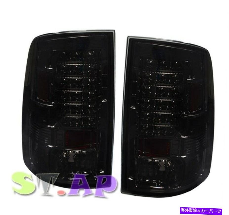 USテールライト 2009-2015ドッジRAM 1500 2500 3500 LEDテールライトシグナルランプ2 PCブラックスモーク 2009-2015 Dodge Ram 1500 2500 3500 Led Tail Light Signal Lamp 2Pc Black Smoke【並行輸入品】