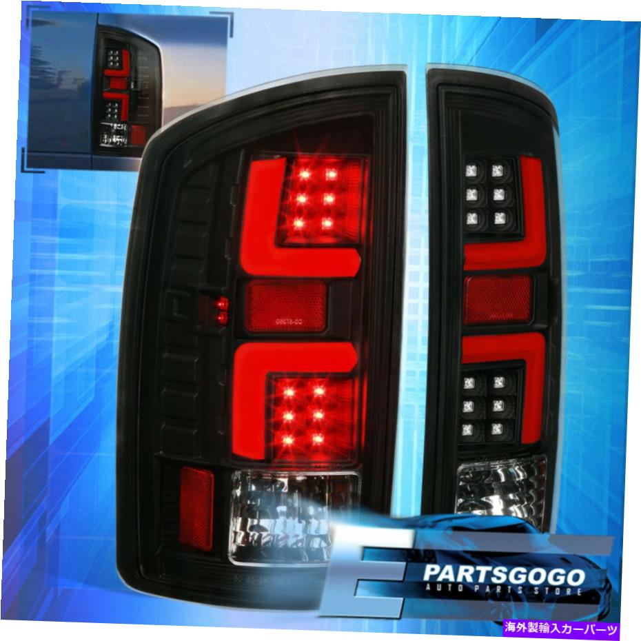 USテールライト 07-08ドッジRAM 1500 2500 3500 LED DRL赤チューブブレーキテールライトランプブラック For 07-08 Dodge Ram 1500 2500 3500 LED DRL Red Tube Brake Tail Lights Lamp Black【並行輸入品】|Us Custom Parts Shop USDM