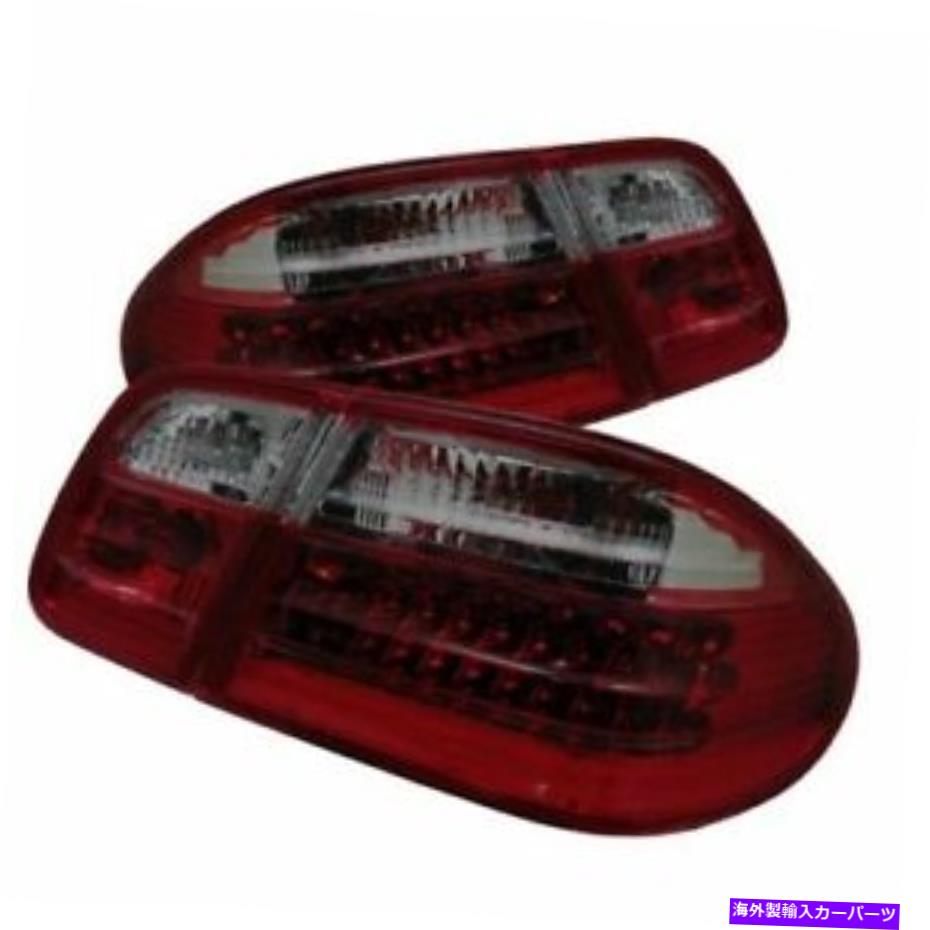 USテールライト Xtune 5020659 LEDテールライト（赤煙）フィット96-02メルセデスベンツW210 Eクラス Xtune 5020659 LED Tail Lights (Red Smoke) Fits 96-02 Mercedes Benz W210 E-Class【並行輸入品】