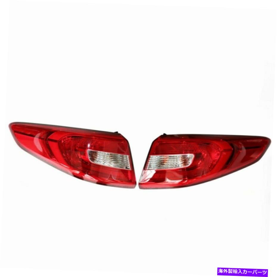 USテールライト 2015-2017 Hyundai Sonataのペアレッドリアランプテールライトアセンブリ Pair Red Rear Lamps Tail Lights Assembly For 2015-2017 Hyundai Sonata【並行輸入品】