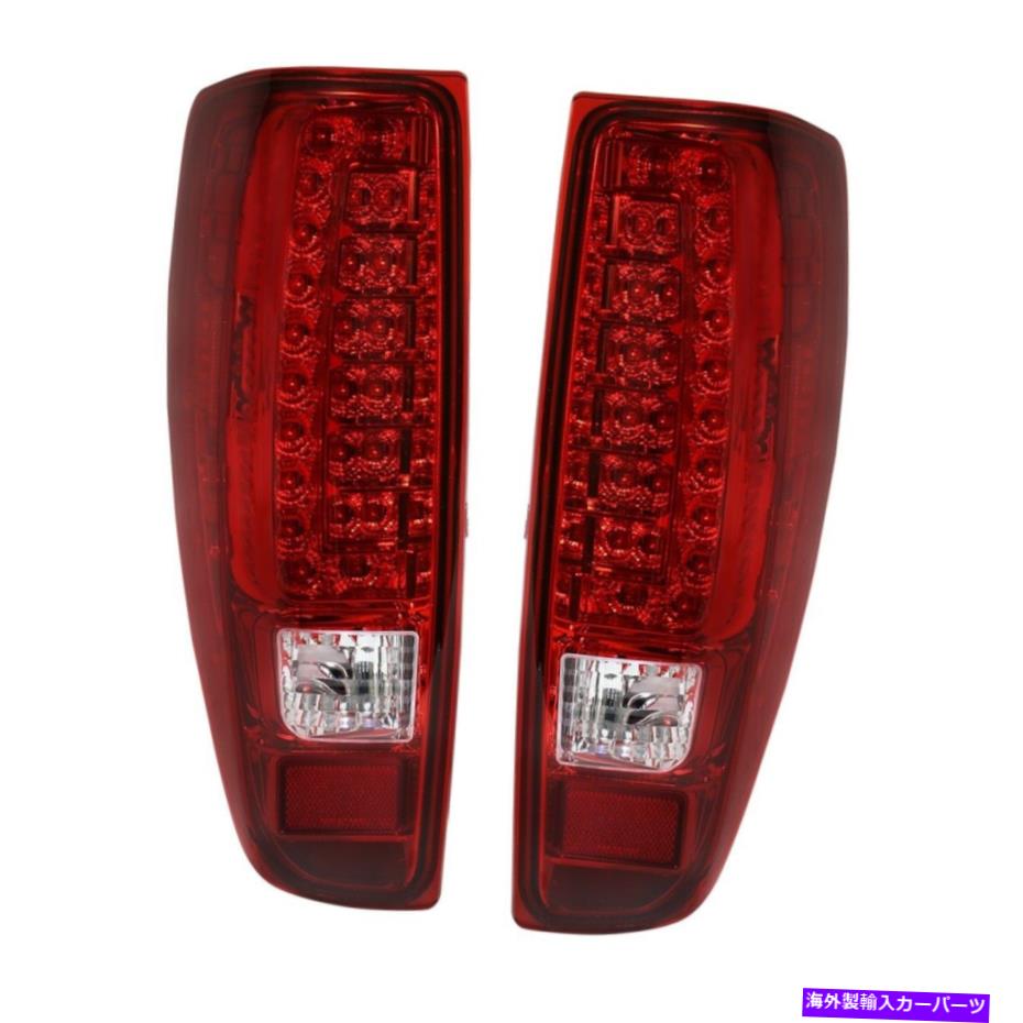 USテールライト フィット04-12シボレーコロラド/キャニオンLEDテールライトクロムハウジング/レンズ Fit 04-12 Chevy Colorado/Canyon Led Tail Lights Chrome Housing / Red Lens【並行輸入品】