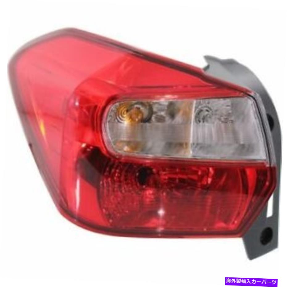 USテールライト Imperza 12-16、ドライバーサイドテールライト、クリア、レンズレンズ For Impreza 12-16, Driver Side Tail Light, Clear and Red Lens【並行輸入品】