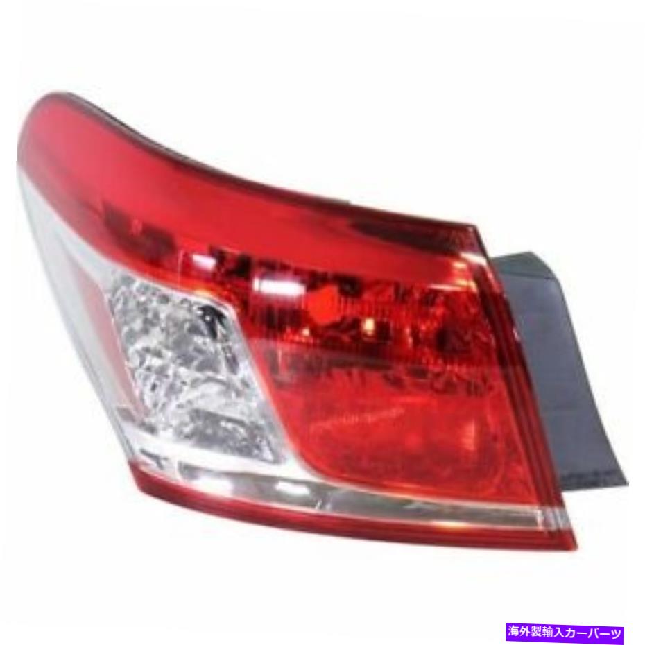 USテールライト ES350 10-12、ドライバー側、外側のテールライト、クリア、レンズ For ES350 10-12, Driver Side, Outer Tail Light, Clear and Red Lens【並行輸入品】|Us Custom Parts Shop USDM