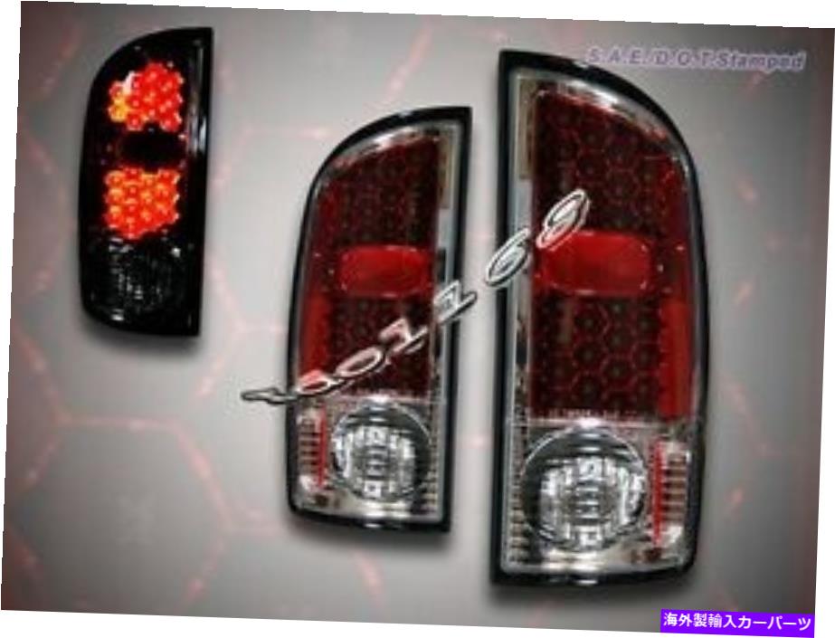 USテールライト 02 03 04 05 Dodge Ram Euro赤クリアLEDテールライト1500 2500 3500 02 03 04 05 DODGE RAM EURO RED CLEAR LED TAIL LIGHTS 1500 2500 3500【並行輸入品】