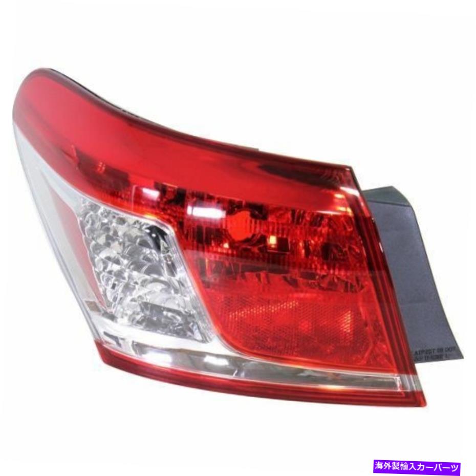 USテールライト 新しいLX2804104ドライバー側、Lexus ES350 2010-2012のための外側のテールライト New LX2804104 Driver Side, Outer Tail Light for Lexus ES350 2010-2012【並行輸入品】