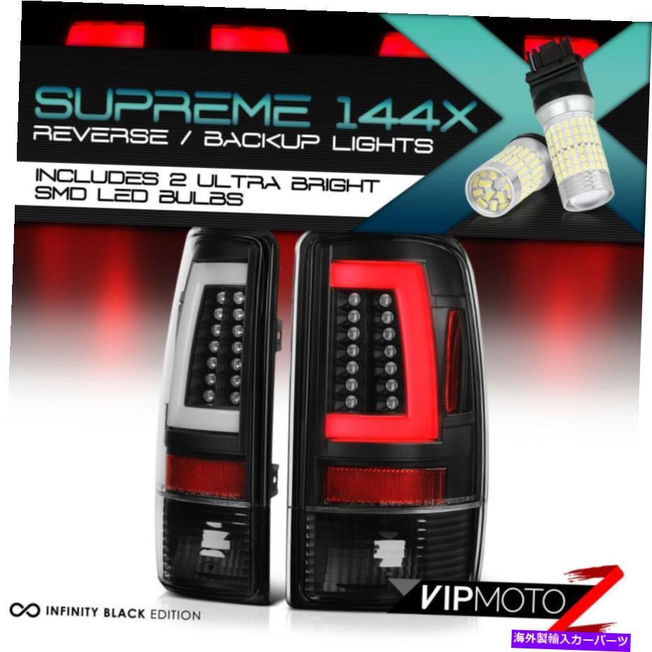 USテールライト [SMDリバース/バックアップ] 00-06 Yukon / TahoeブラッククリアLEDバーブレーキランプテールライト [SMD Reverse/Backup] 00-06 Yukon/Tahoe Black Clear LED Bar Brake Lamp Tail Light【並行輸入品】｜Us Custom Parts Shop USDM