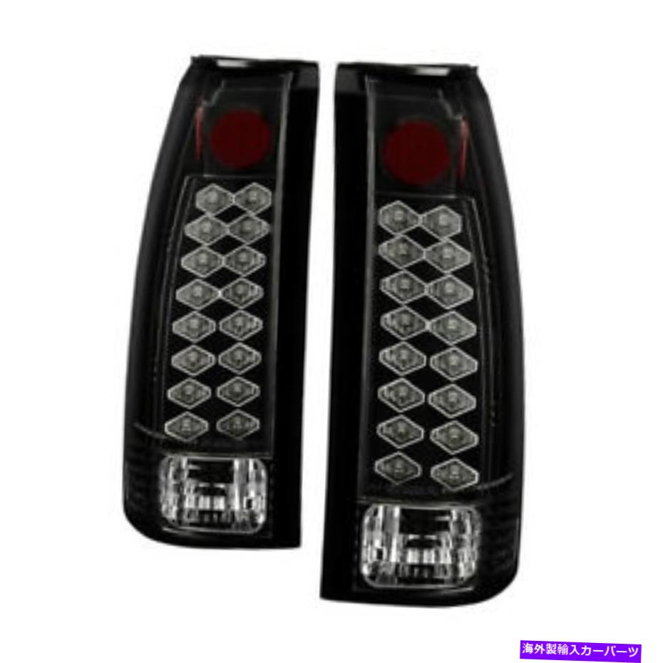 USテールライト 99-00エスカレード/ Yukon DenaliのスパイダーブラックLEDテールライト - 92-99郊外 Spyder Black LED Tail Lights for 99-00 Escalade / Yukon Denali - 92-99 Suburban【並行輸入品】｜Us Custom Parts Shop USDM