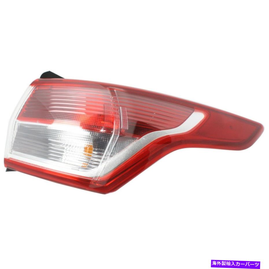 USテールライト 2013-2016フォードのハロゲンテールライト右クリア＆レッドレンズW /電球（S） Halogen Tail Light For 2013-2016 Ford Escape Right Clear & Red Lens w/ Bulb(s)【並行輸入品】