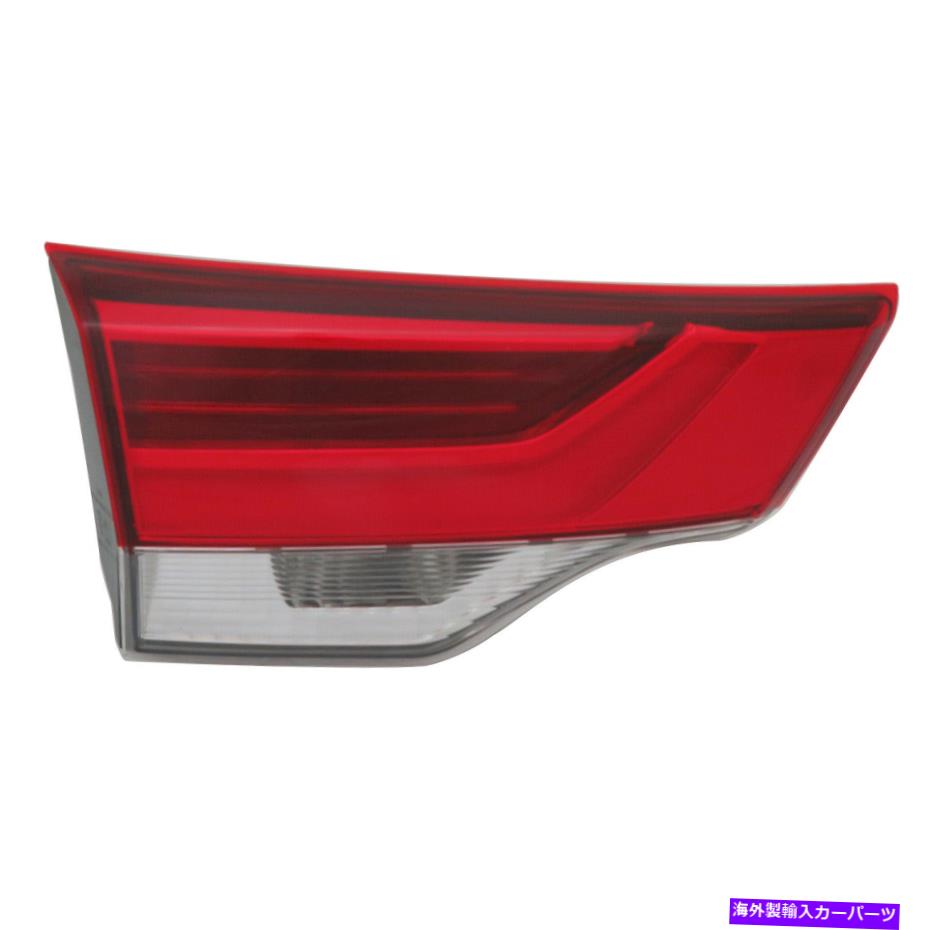 USテールライト 2017-2018トヨタハイランダのための運転者側の内側LED Taillight Driver Side Inner LED Taillight For 2017-2018 Toyota Highlander【並行輸入品】