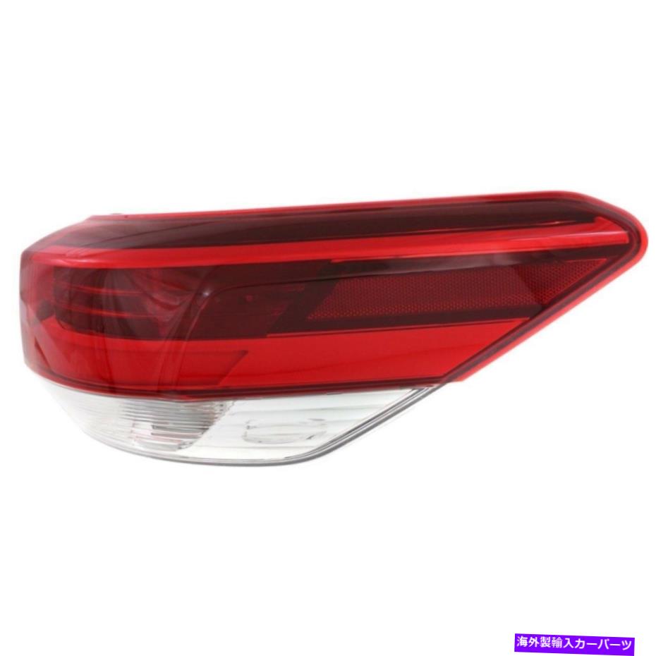 USテールライト Toyota Highlander 2017-2018右乗客の外側のTaillightテールライトランプ FIT TOYOTA HIGHLANDER 2017-2018 RIGHT PASSENGER OUTER TAILLIGHT TAIL LIGHT LAMP【並行輸入品】