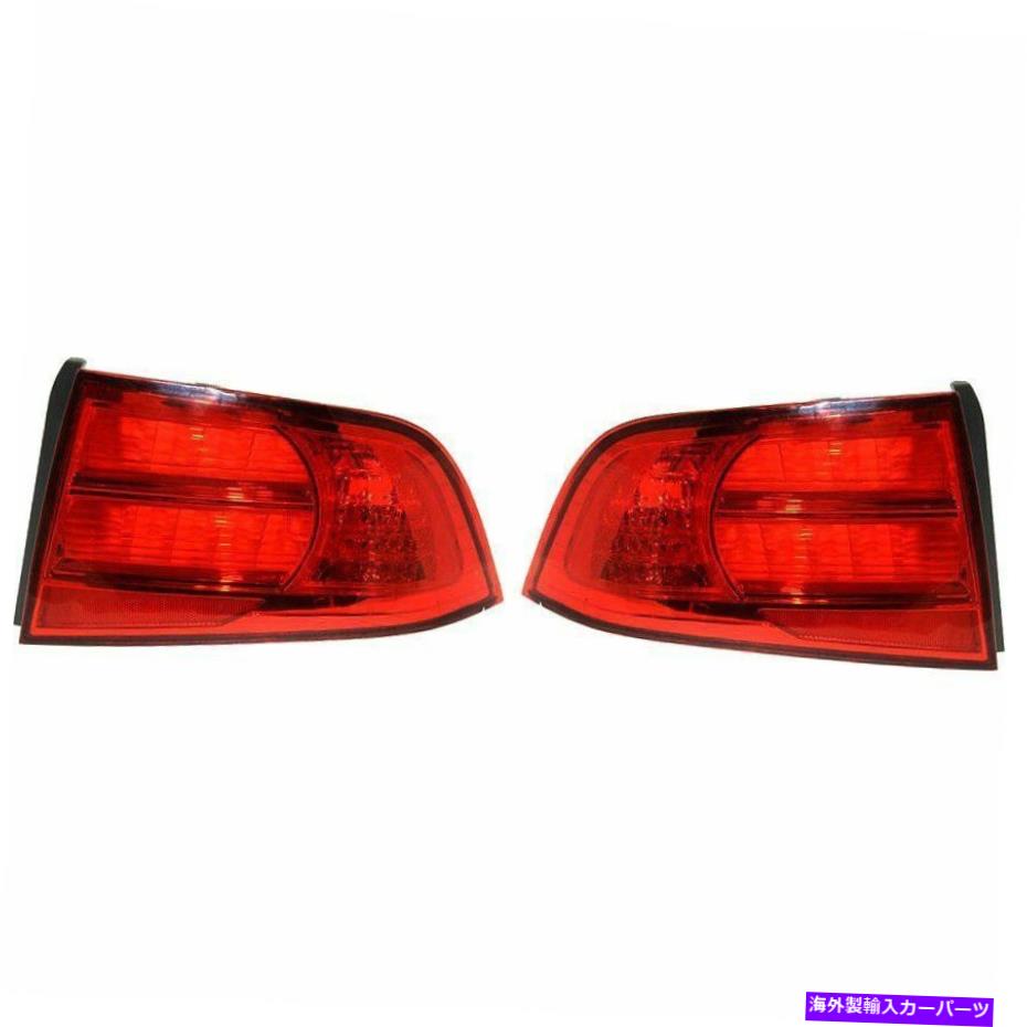 USテールライト 2004-2006 Acura TL NSFのための新しいDEPOド??ライバー＆旅客サイドテールライトセット New Depo Driver & Passenger Side Tail Light Set For 2004-2006 Acura TL NSF【並行輸入品】