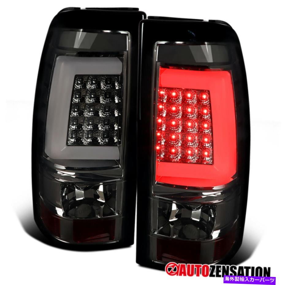 USテールライト 1999年から2002年のシボリーSilverado GMC Sierra 1500 LEDバースモークテールブレーキライト For 1999-2002 Chevy Silverado GMC Sierra 1500 LED Bar Smoke Tail Brake Lights【並行輸入品】 42,479円