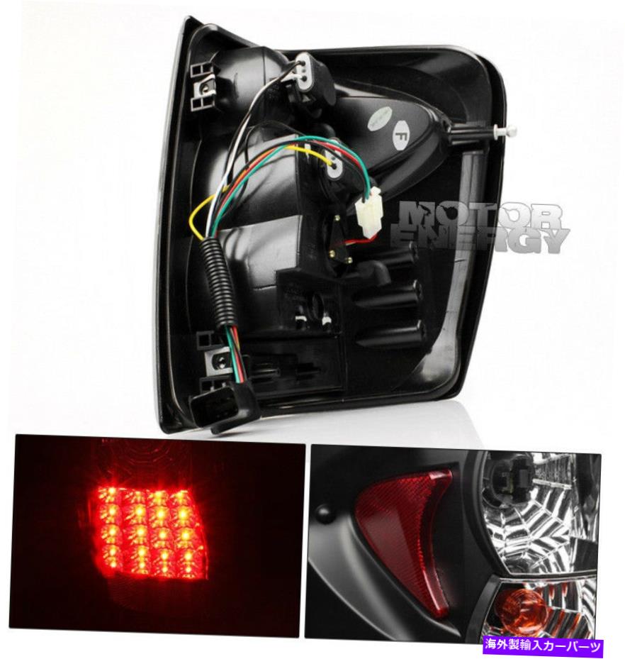USテールライト 99-04グランドチェロキーアルテッツァG2リアブレーキテールライト黒新ペアセット FOR 99-04 GRAND CHEROKEE ALTEZZA G2 REAR BRAKE TAIL LIGHT BLACK NEW PAIR SET【並行輸入品】