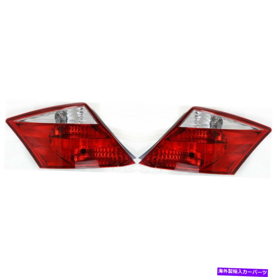 USテールライト フィット2008-2010ホンダアコードペアリアテールライトドライバーとRHクーペ Fits 2008-2010 Honda Accord Pair Rear Tail Lights Driver and RH Coupe【並行輸入品】|Us Custom Parts Shop USDM