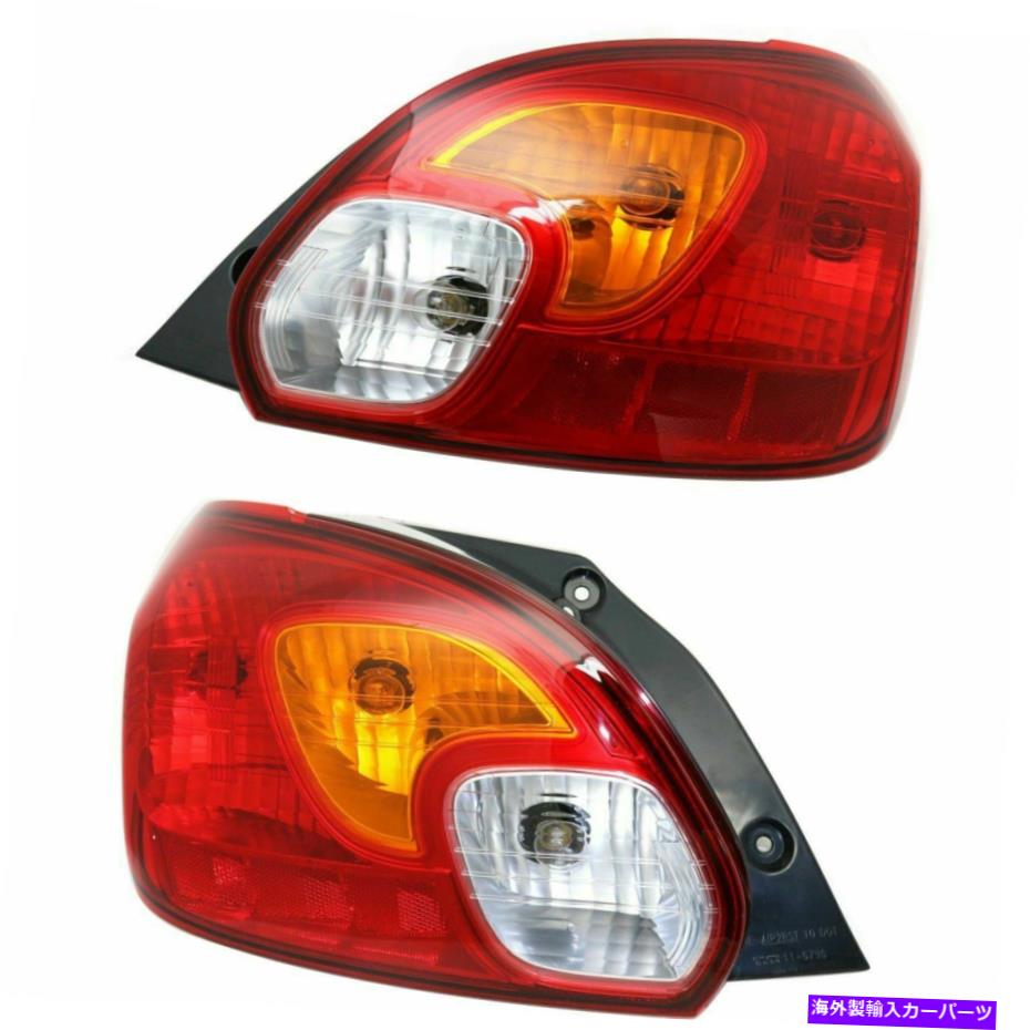 USテールライト Mitsubishi Mirage 2014-2015左右のTaillightsテールライトランプカーパのペア FIT MITSUBISHI MIRAGE 2014-2015 LEFT RIGHT TAILLIGHTS TAIL LIGHTS LAMP CAPA PAIR【並行輸入品】