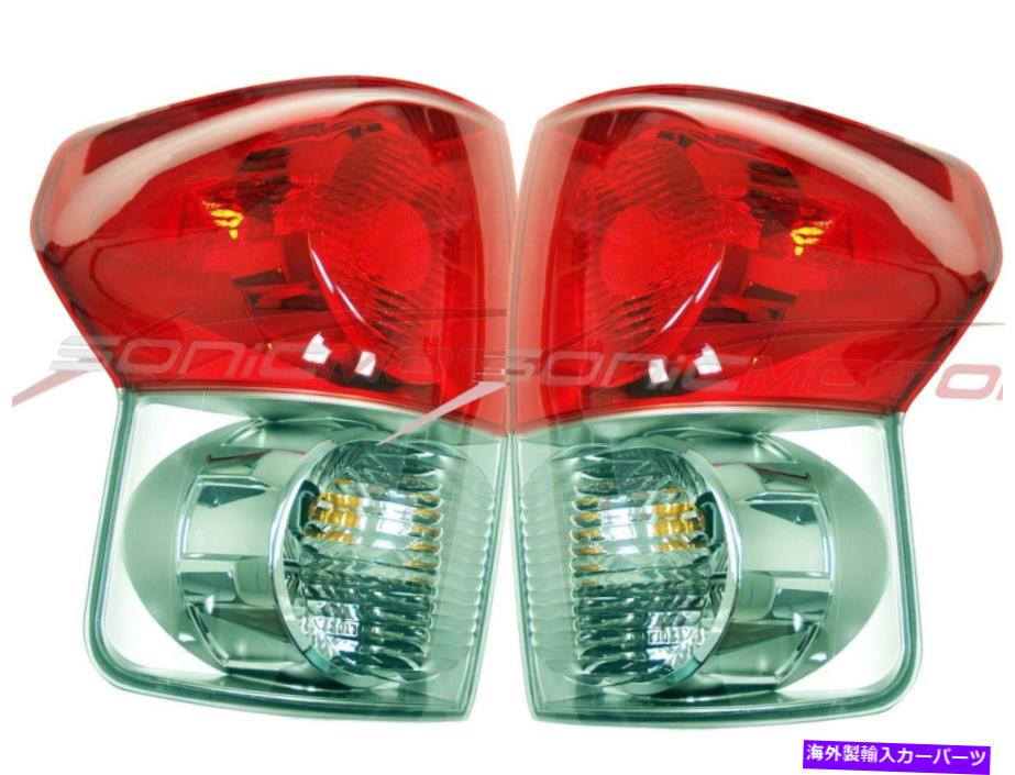 USテールライト 2007年から2009年トヨタツンドラテールライトランプドライバー＆旅客サイドLH + RH For 2007-2009 Toyota Tundra Tail Lights Lamps Driver & Passenger Side LH+RH【並行輸入品】