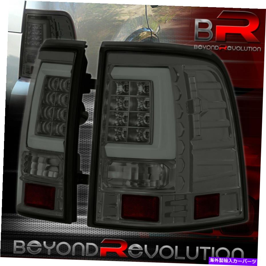 USテールライト 2002年2003年2004年2005フォードエクスプローラースモークレンズホワイトチューブLEDテールランプ For 2002 2003 2004 2005 Ford Explorer Smoke Lens White Tube LED Tail Lamps【並行輸入品】